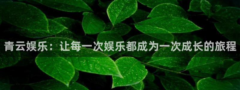 长运平台体育3在线注册：青云娱乐：让每一次娱乐都成为一次成长的旅程