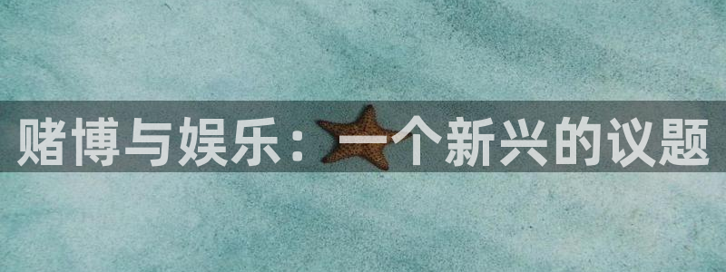 长运平台体育平台总代理：赌博与娱乐：一个新兴的议题
